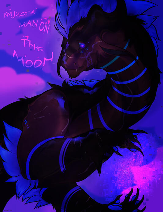 “On The Moon” - Print